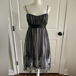 Teeze Me black and silver dress